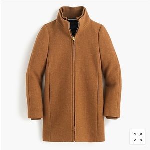 J Crew Lodge coat in Italian stadium-cloth wool